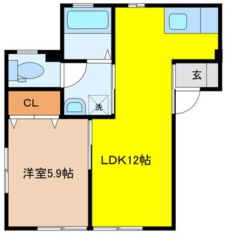 間取図 カームネス