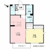ラトゥール大和 1LDKの間取り