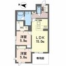 BEREO　さくら坂 2LDKの間取り