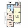BEREO　さくら坂 2LDKの間取り