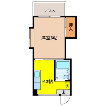 間取図 龍神マンション　NO.1