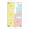パークサイド雁宿1号館 3LDKの間取り