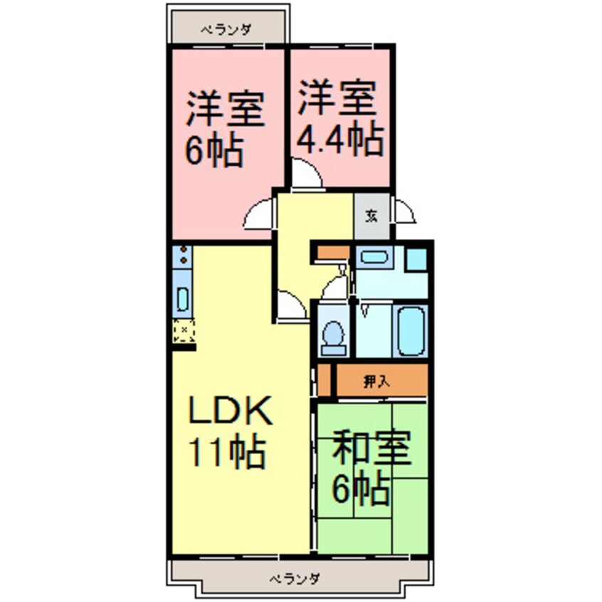 間取図 エステイタスTO-1