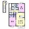 ヴァン・ド・メールＡ 2LDKの間取り