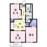 メゾンアイIII 3DKの間取り
