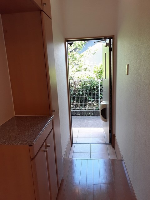 玄関から撮影 カーサ　リーヴァ