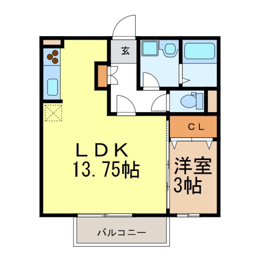 間取図 マ　メゾン