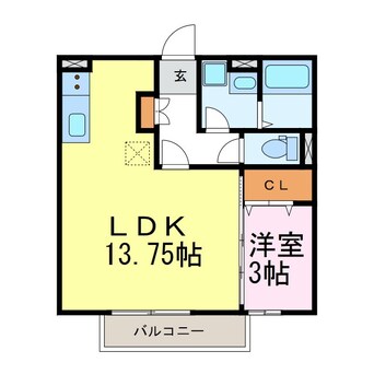 間取図 マ　メゾン