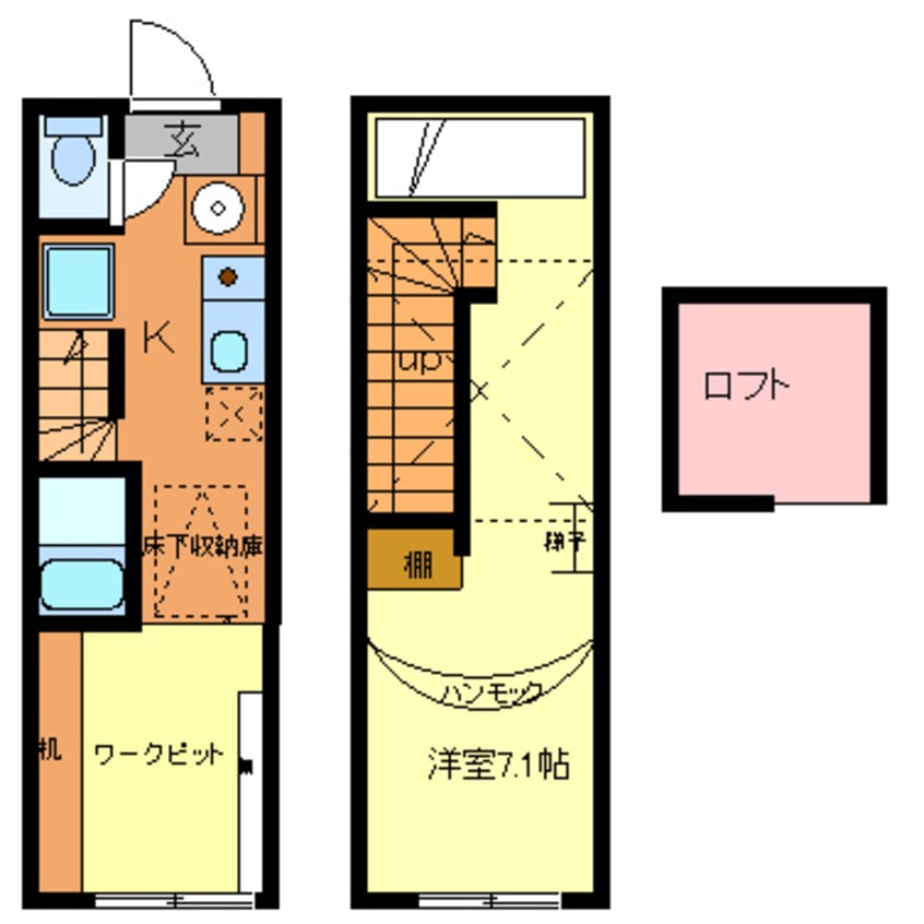 間取図 ジュネスコート