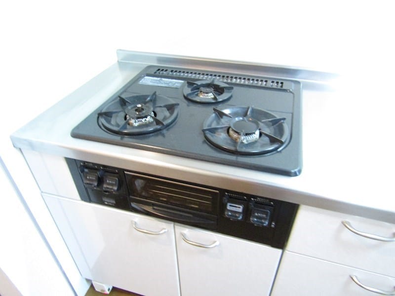 グリル付3口ガスコンロ アンプルールリーブルＷｉｓｄｏｍ