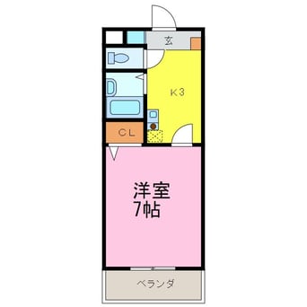 間取図 ハイツヤマオ