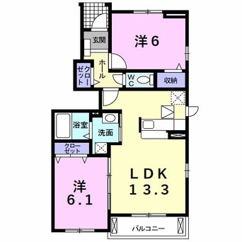 間取図 ヴィラージュ