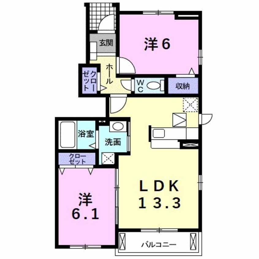 間取図 ヴィラージュ