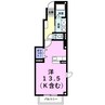 アルモニースクエアＤ 1Kの間取り
