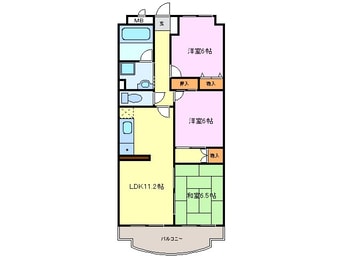 間取図 サプリーム新舞子