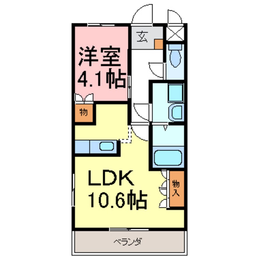 間取図 サンハイツ