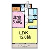 リンデンバウムJ3 1LDKの間取り