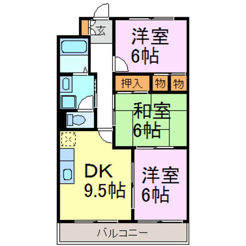 間取図 グリーンパーク新舞子