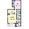 ヴィラ　グレイス 1LDKの間取り
