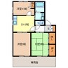 サンディアス 3DKの間取り