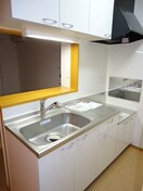 ガスコンロ設置可キッチン オレンジファーム