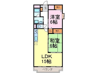 間取図 Limpia高峯