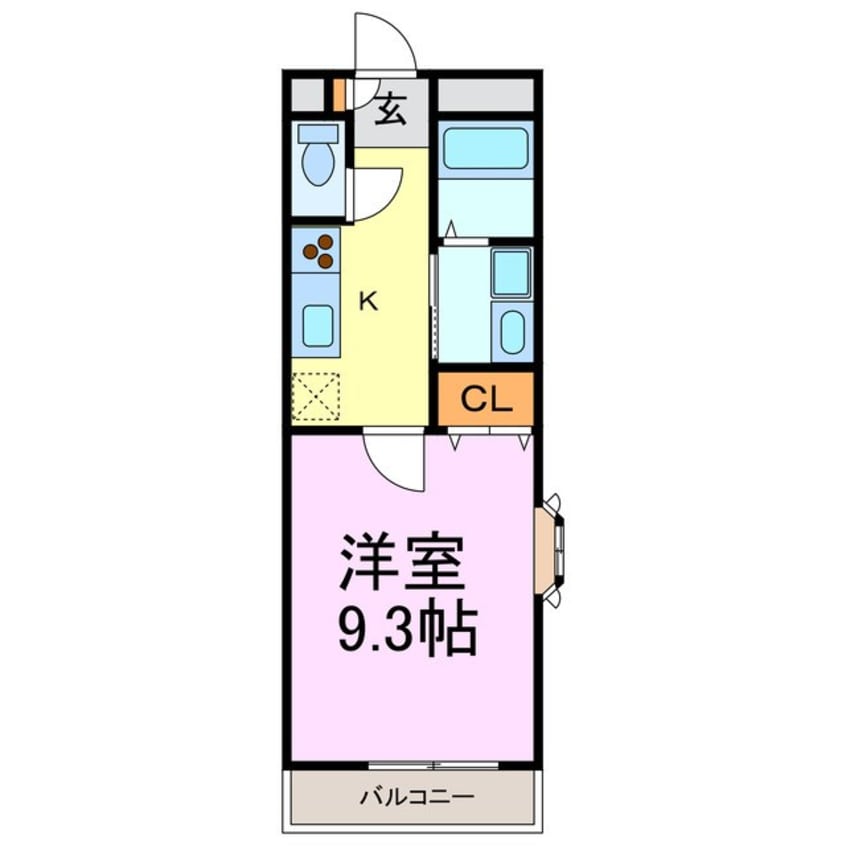 間取図 アンプルールリーブルクロワール