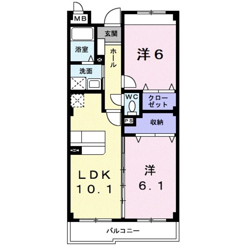 間取図 SunSoleil21