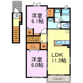 間取図 メゾン　ナチュール