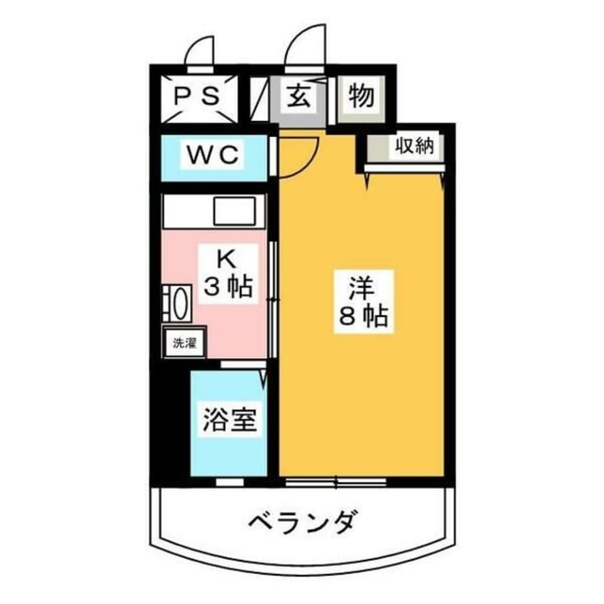 間取図 ソアレとこなめ