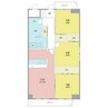 パークサイド雁宿２号館 3LDKの間取り