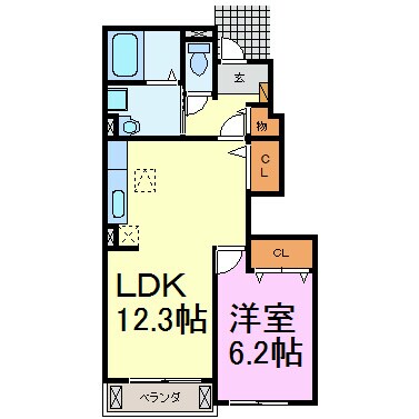 間取り図 ソアレ　Ｂ