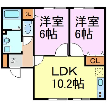 間取図 グローリアス阿久比