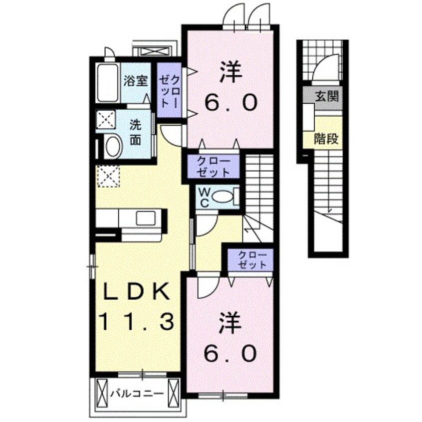 間取図 サンクレスト