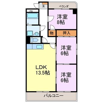 間取図 半田第3ロイヤルマンション