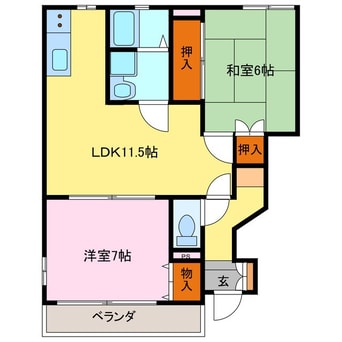 間取図 メイプルタウン小林