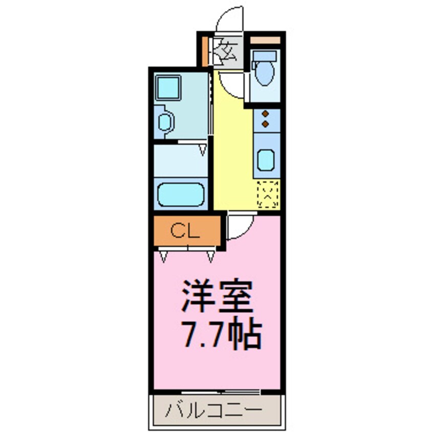 間取図 コンフォールSKIII