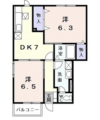 間取図 ハイツサルーンIII