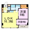 S-FORT乙川 2LDKの間取り