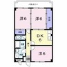 エステート光 3DKの間取り