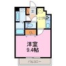 ヒールコート 1Kの間取り