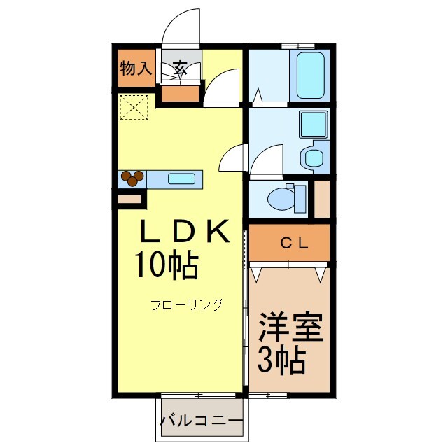 間取り図 リビングタウン榎戸