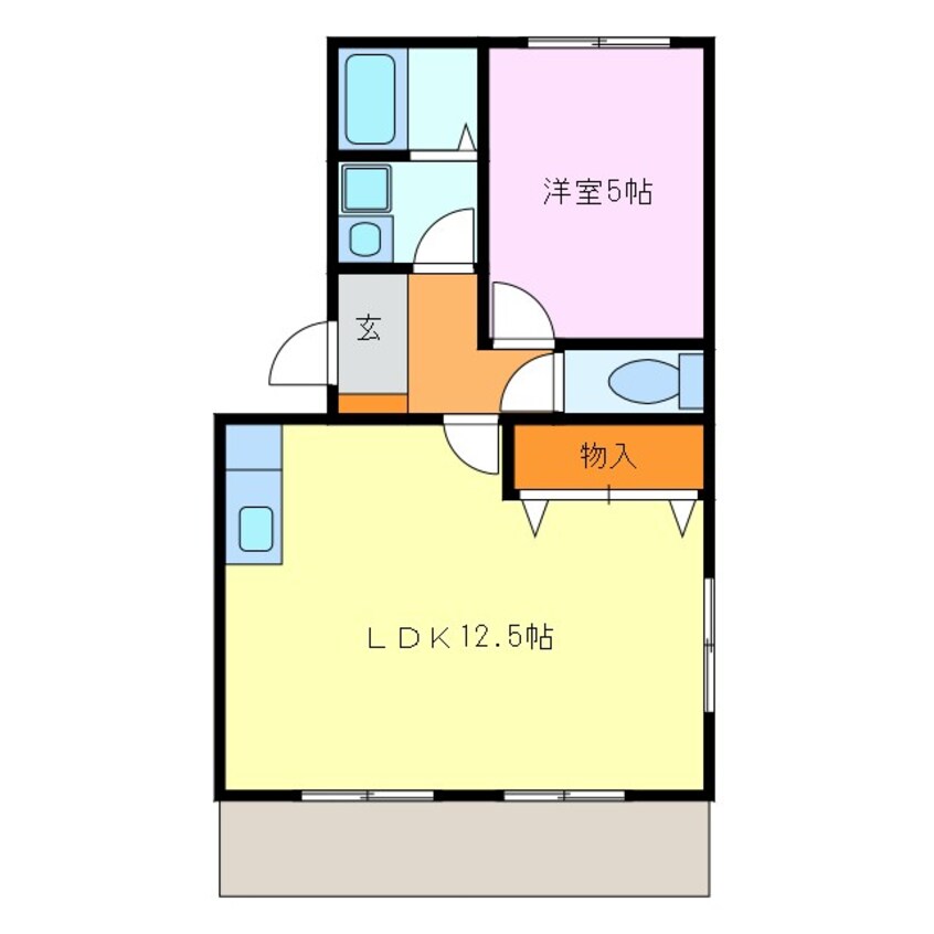 間取図 コーポみなと