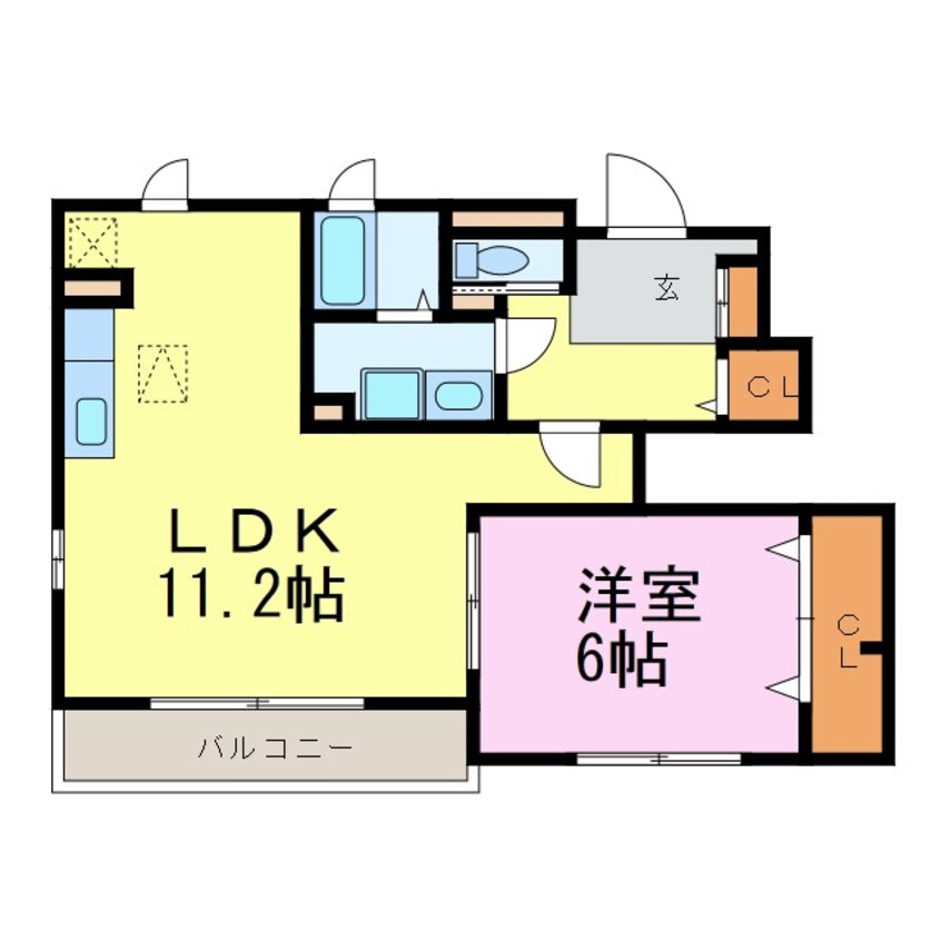 間取図 レインボーヒルズII