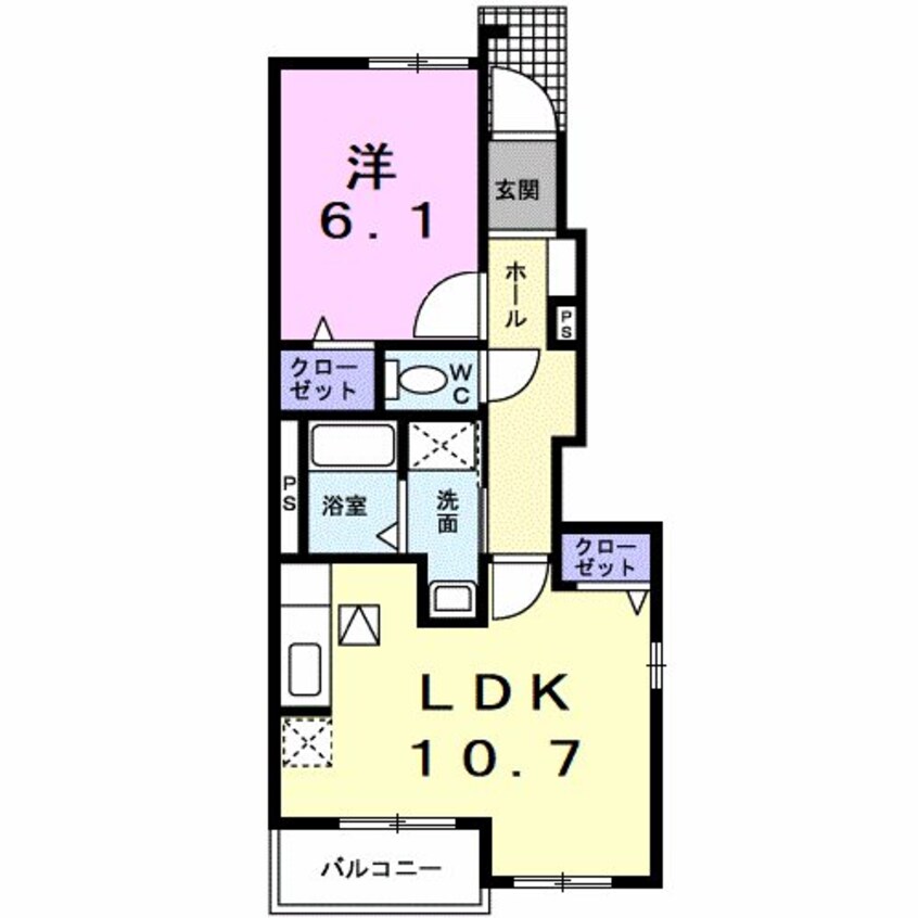 間取図 エスペランサ弐番館