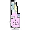 ヴィラグランデ 1Kの間取り