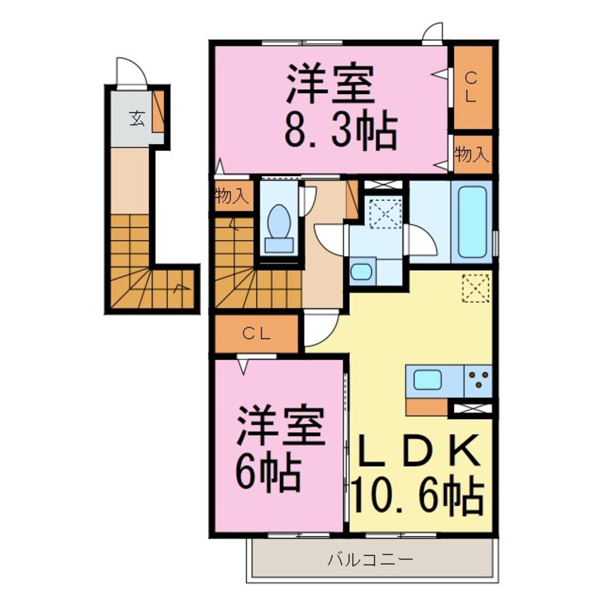 間取図 アイリス　B