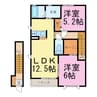 ポラリス　A棟 2LDKの間取り