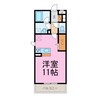 シェソワ　Ｕ 1Rの間取り