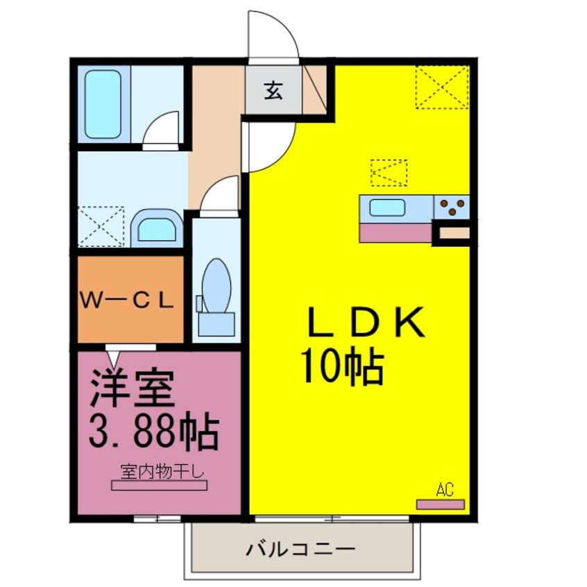 間取図 ラフレーズ